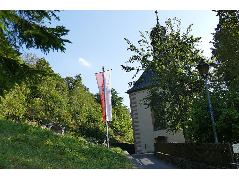 Sankt Crescentius on Tour in Ostheim und auf dem Kreuzberg (Foto: Karl-Franz Thiede)